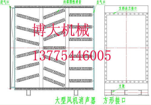 高压风机消声器